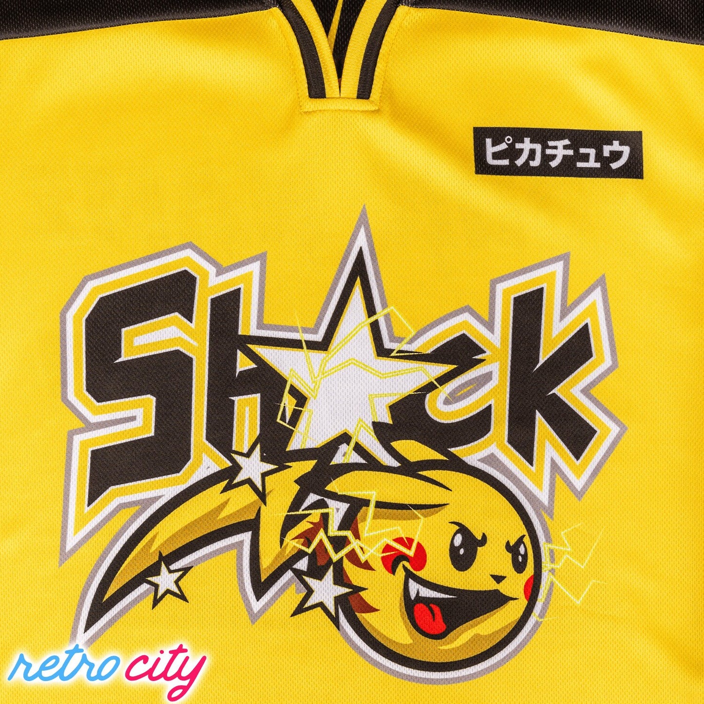 Shock Pikachu Pokémon Hockey Jersey Sweater *CUSTOM*