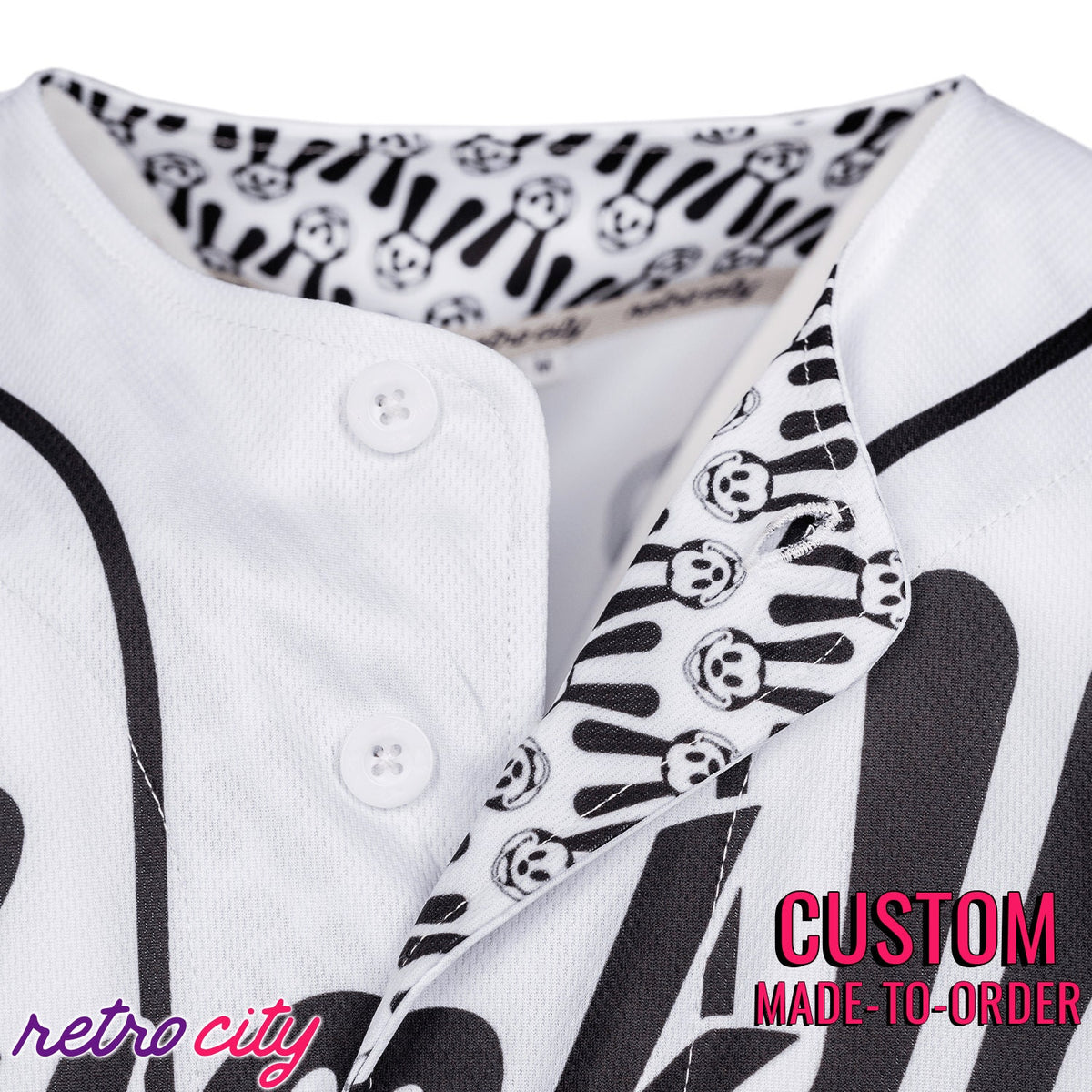 Lucky Rabbits Oswald Full-Button Baseball Jersey *CUSTOM*