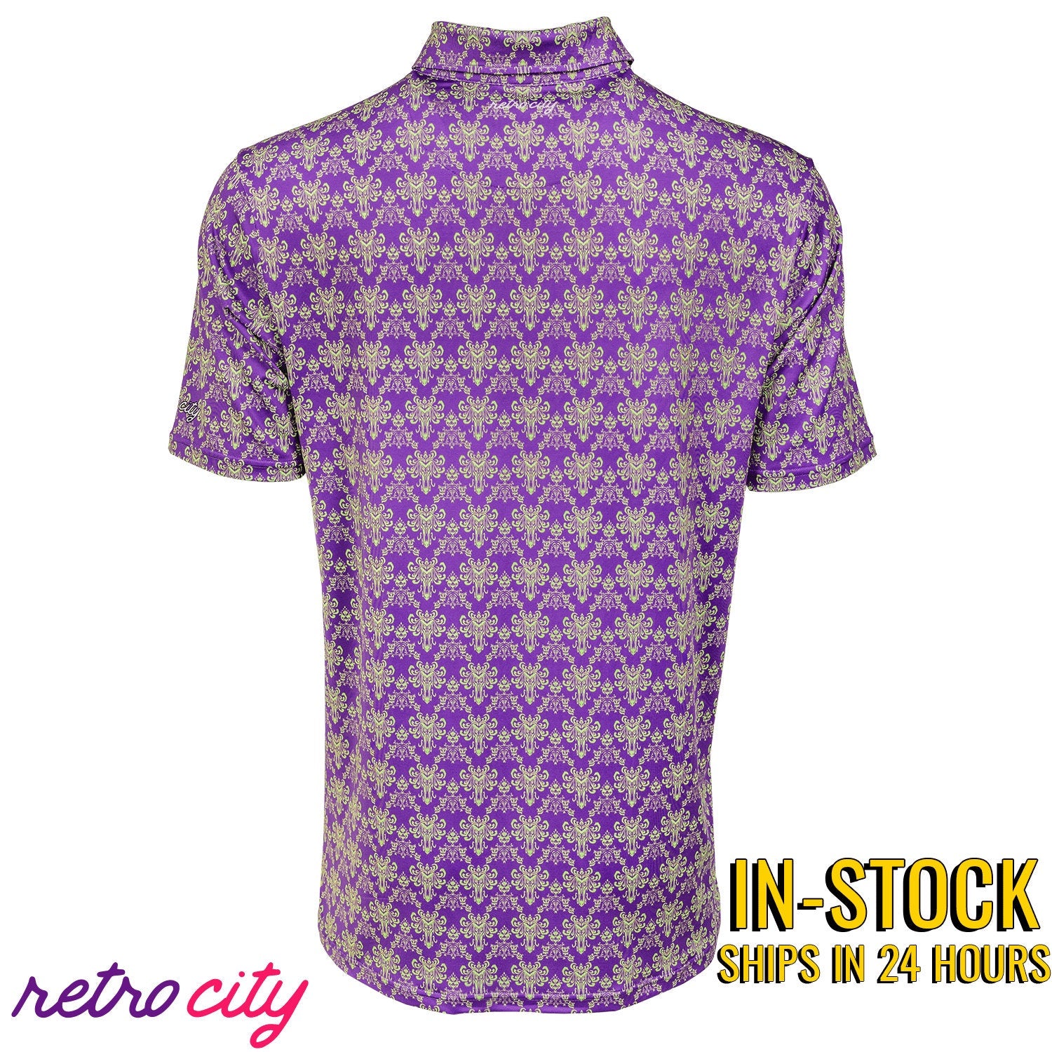 Hitchhikers Pattern Golf Polo *IN-STOCK*