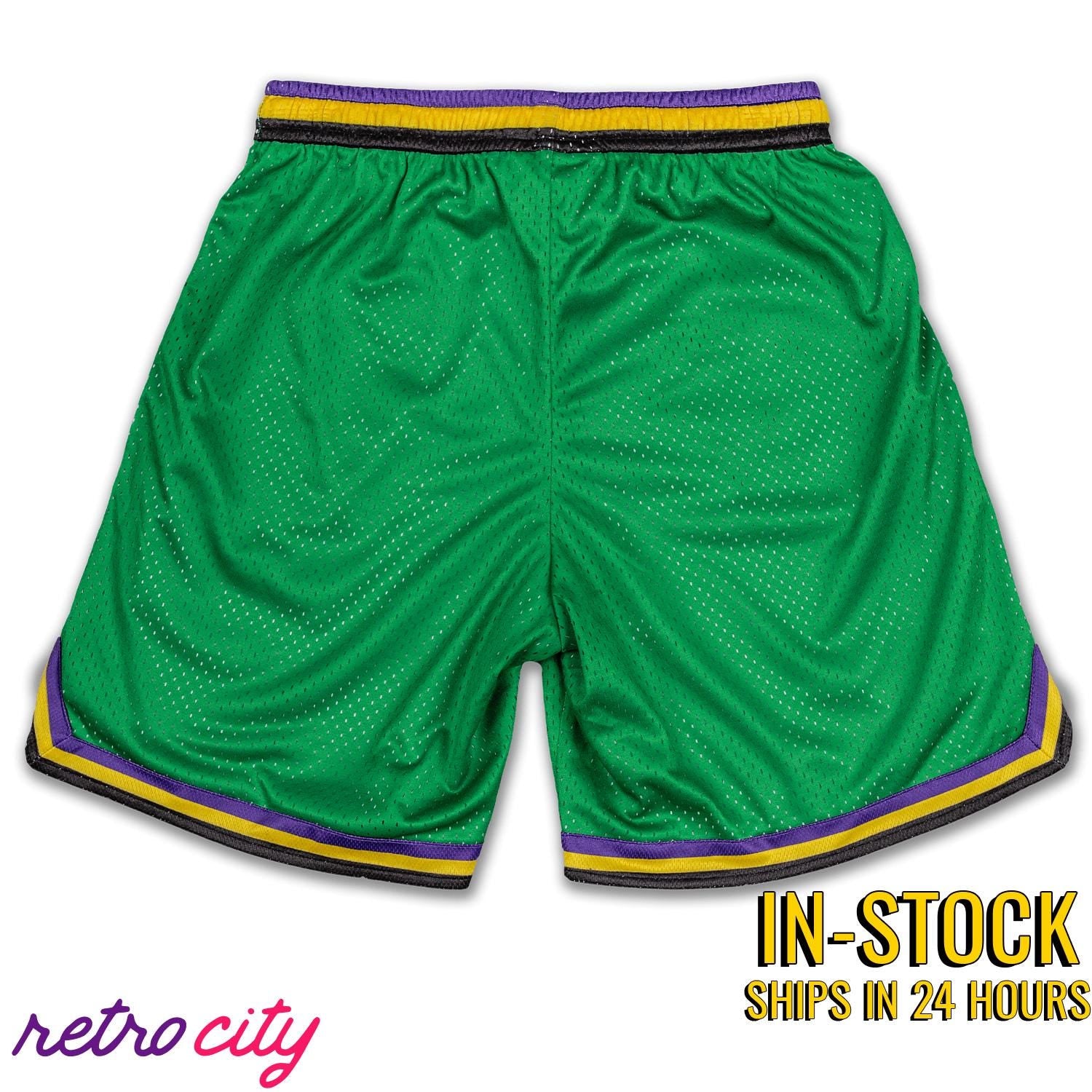 Mighty Ducks Hockey Retro Mesh Pocket Shorts *IN STOCK*