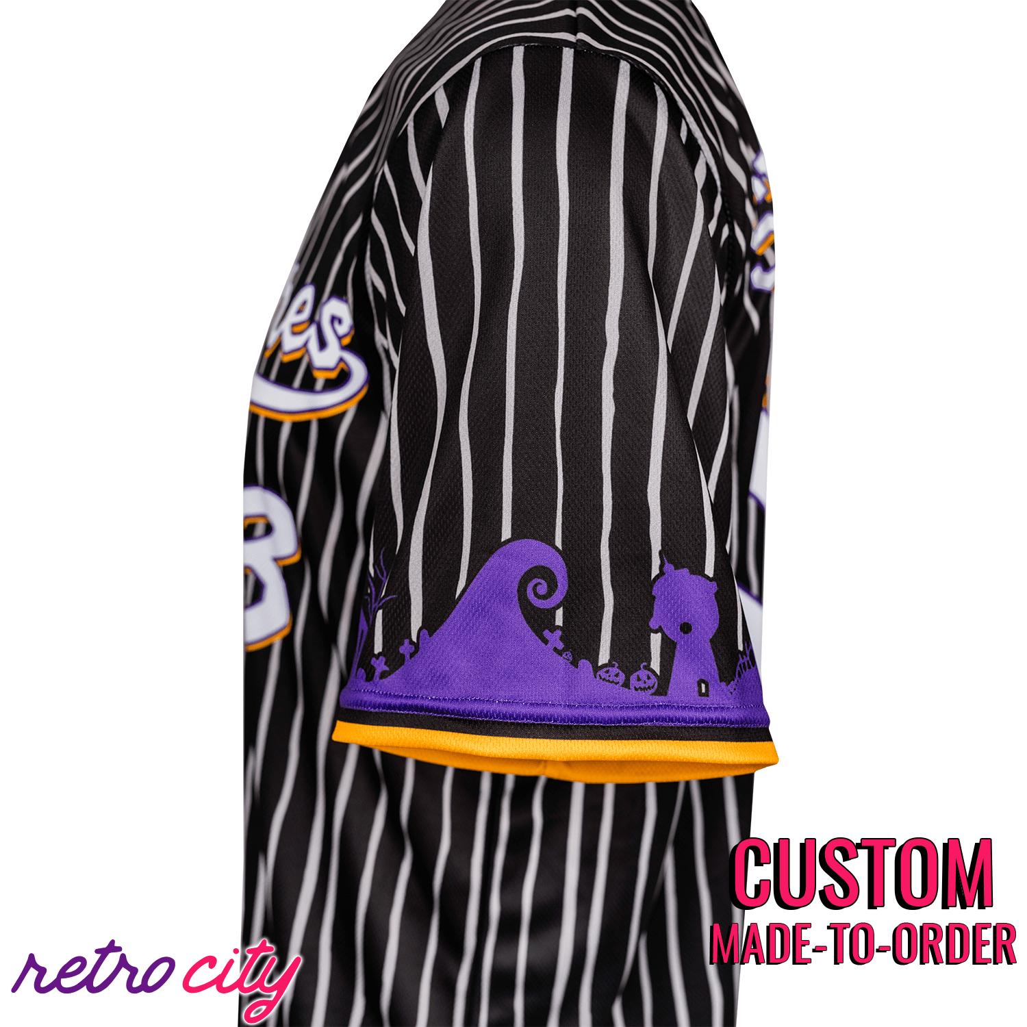 Nightmares Jack Halloween Town Baseball Jersey *CUSTOM*