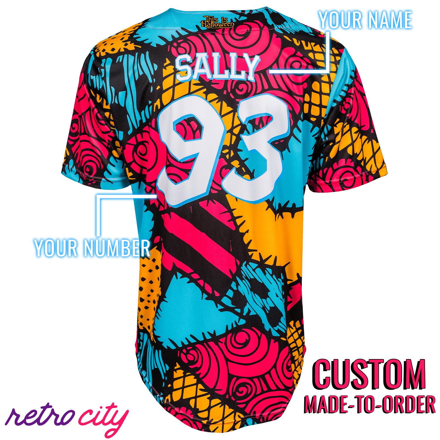 Nightmares Sally Halloween Town Baseball Jersey *CUSTOM*