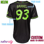 Boogie's Boys Halloween Town Baseball Jersey NEON *CUSTOM*