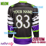 Poltergeist Lace-Up Hockey Jersey Sweater NEON *CUSTOM*