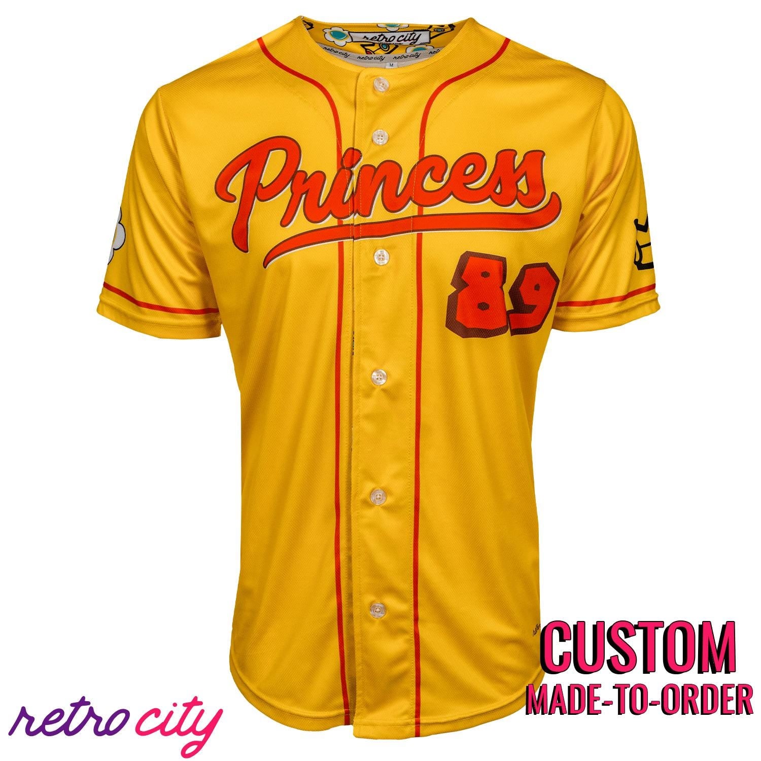 Princess Daisy Mario Baseball Jersey Shirt