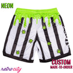 Poltergeist Retro Mesh Pocket Shorts NEON *CUSTOM*