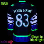 Poltergeist Lace-Up Hockey Jersey Sweater NEON *CUSTOM*