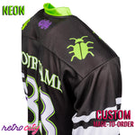 Poltergeist Lace-Up Hockey Jersey Sweater NEON *CUSTOM*