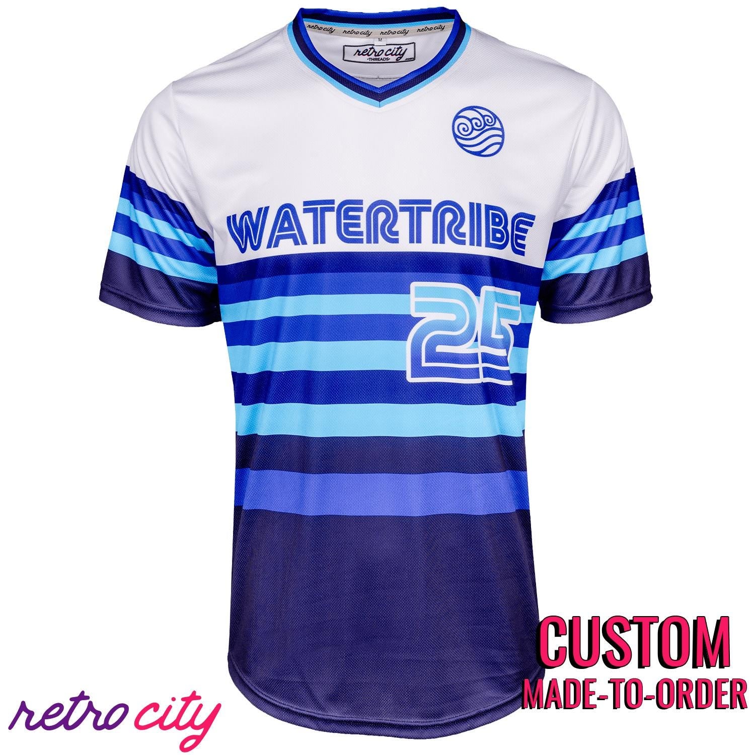 Avatar The Last Airbender Waterbender Water Tribe Baseball Jersey Shirt