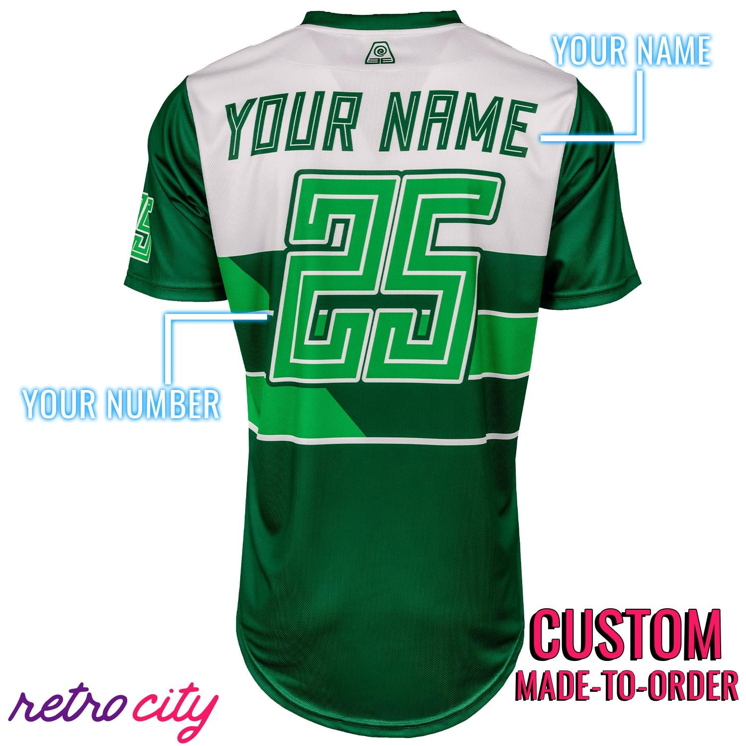 Earthbender Earth Bandits Baseball Jersey *CUSTOM*