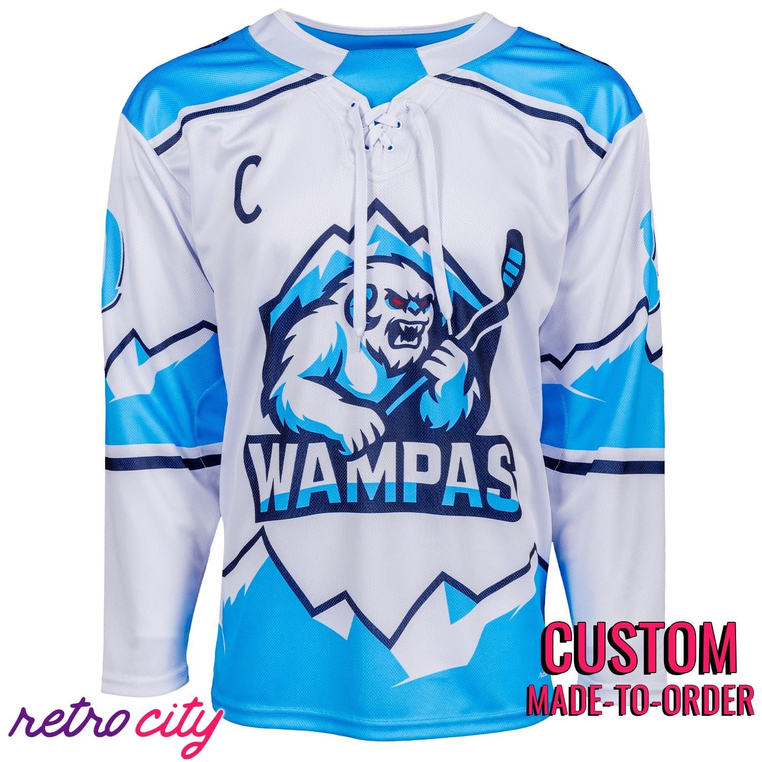 Hoth Wampas Star Wars Custom Hockey Jersey