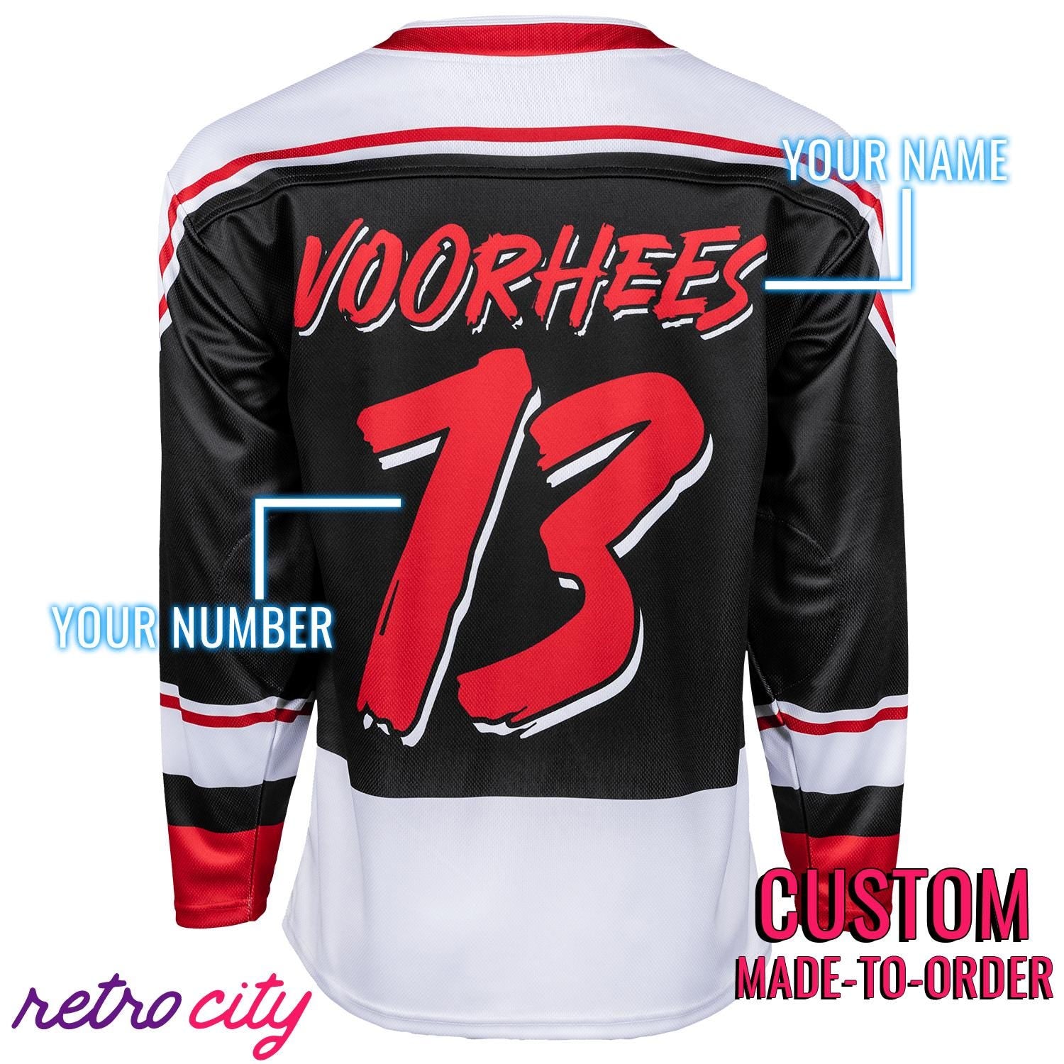 Camp Crystal Lake Slashers Blood on the Ice Custom Hockey Jersey *CUSTOM*