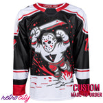 Camp Crystal Lake Slashers Blood on the Ice Custom Hockey Jersey Jason Voorhees