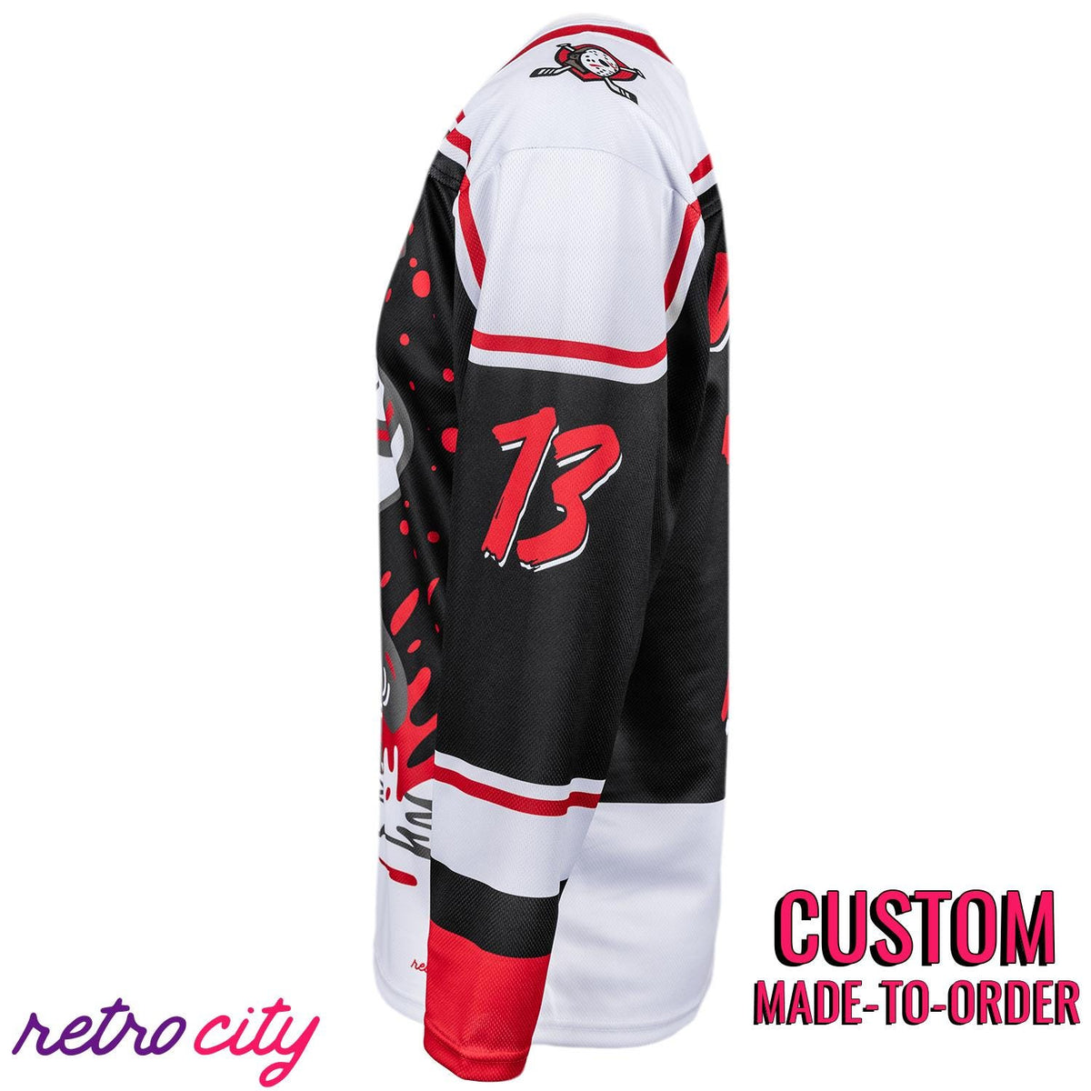 Camp Crystal Lake Slashers Blood on the Ice Custom Hockey Jersey *CUSTOM*