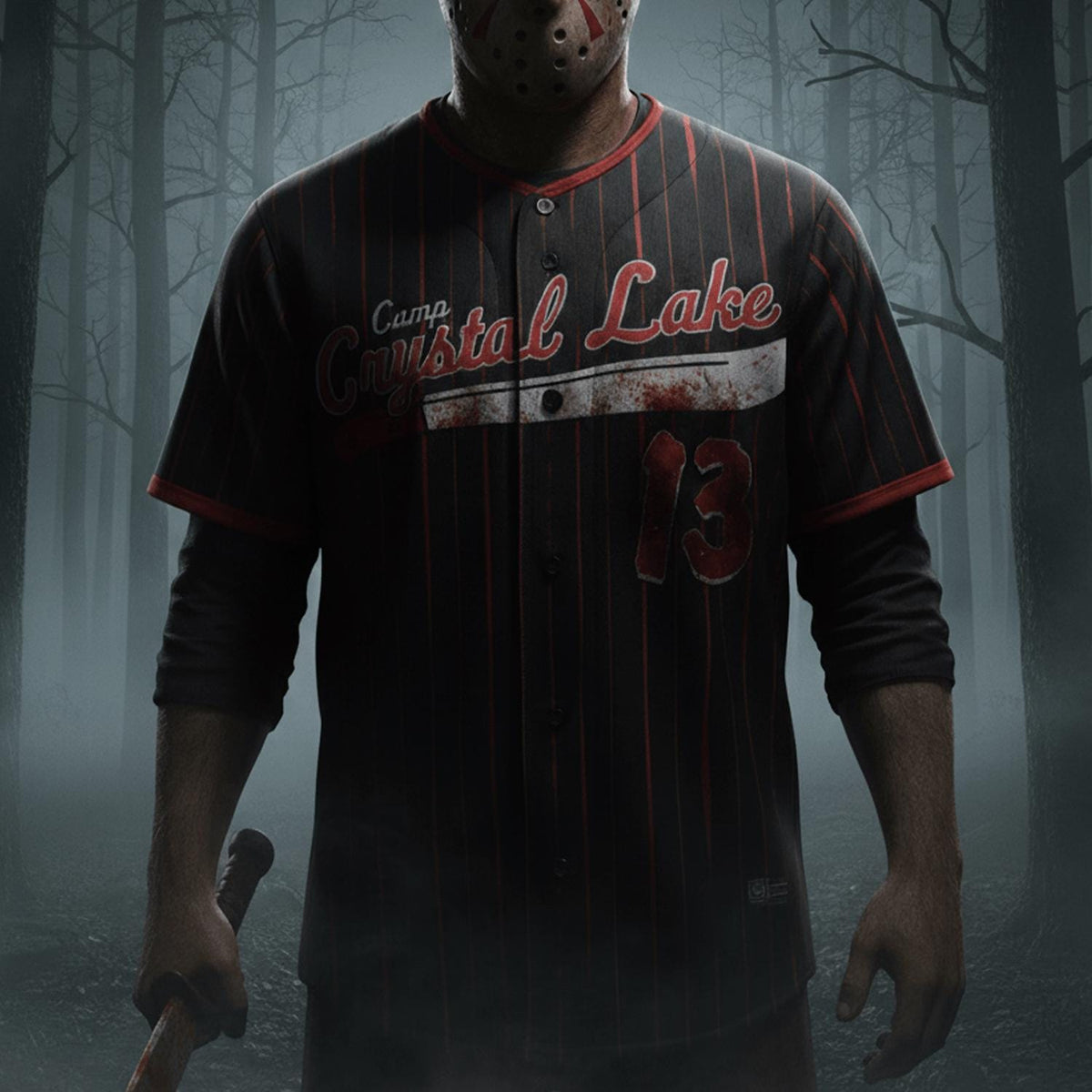 Camp Crystal Lake Horror Baseball Jersey *CUSTOM*