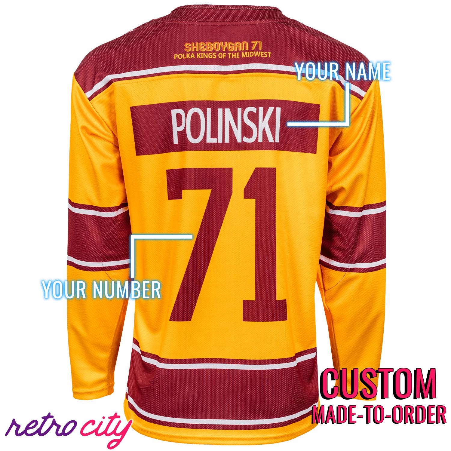 Kenosha Kickers Lace-Up Hockey Jersey *CUSTOM*