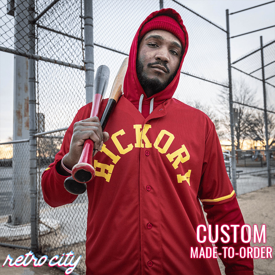 Hickory High Hoosiers Jimmy Chitwood Full-Button Custom Baseball Jersey