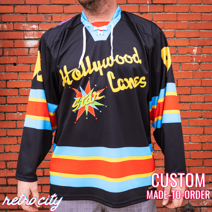 Big Lebowski 'Hollywood Star Lanes' The Dude Lace-Up Hockey Jersey Sweater