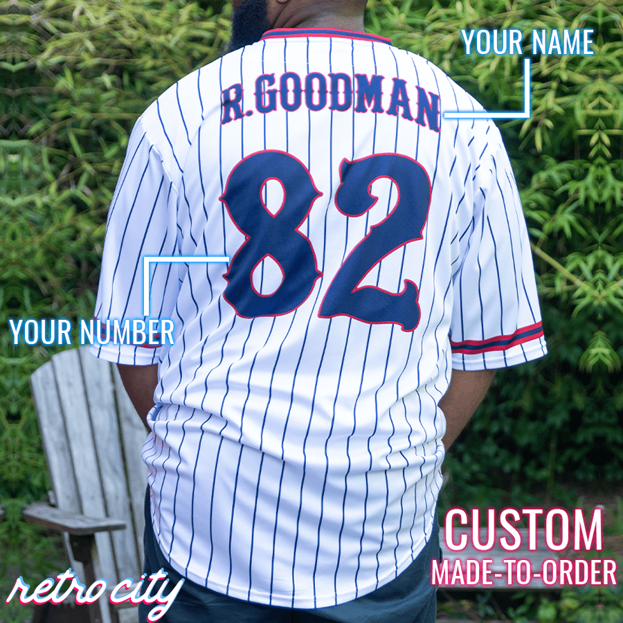 The Benchwarmers Richie Goodman Custom Baseball Jersey Retro City Threads