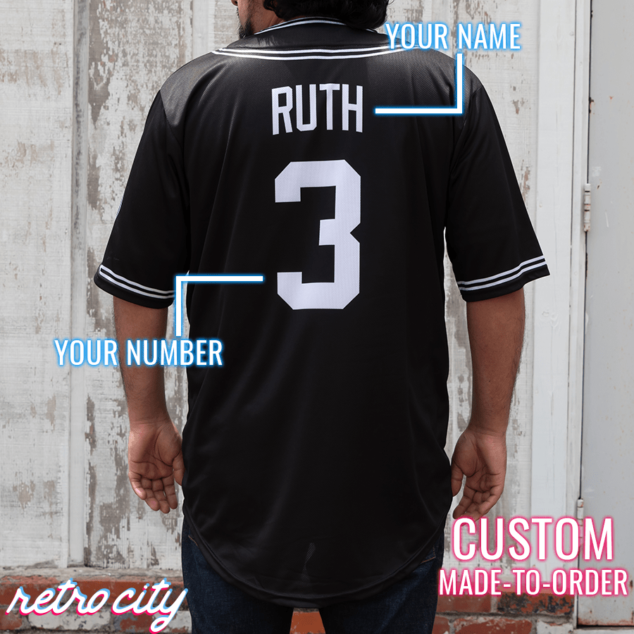 Bustin' Babes 1927 Babe Ruth Vintage Baseball Jersey *IN-STOCK* 3XL
