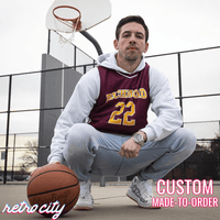 Richmond High School 'Coach Carter' Oilers Custom Basketball Jersey (Maroon)