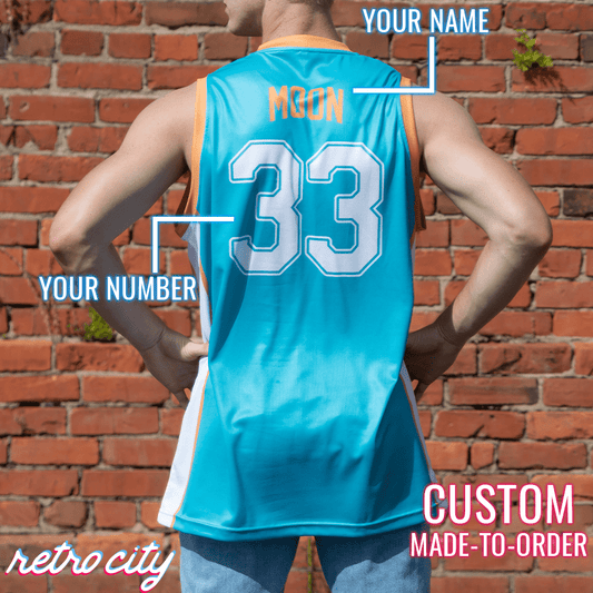Custom Basketball Jersey Vintage Style Wooden Sign
