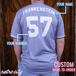 Frankenstein jersey, frankenweenie jersey, baseball jersey