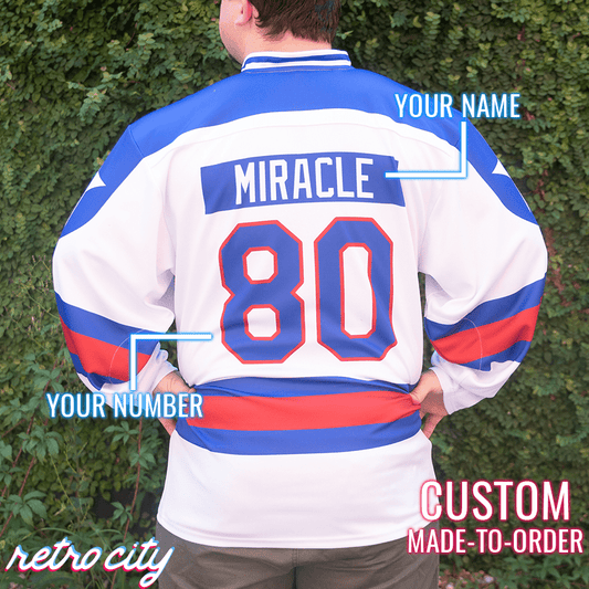 miracle on ice usa custom hockey jersey