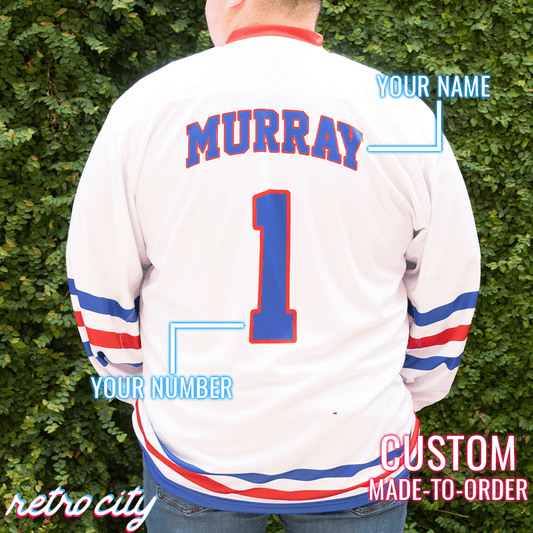 space jam tune squad bill murray custom hockey jersey