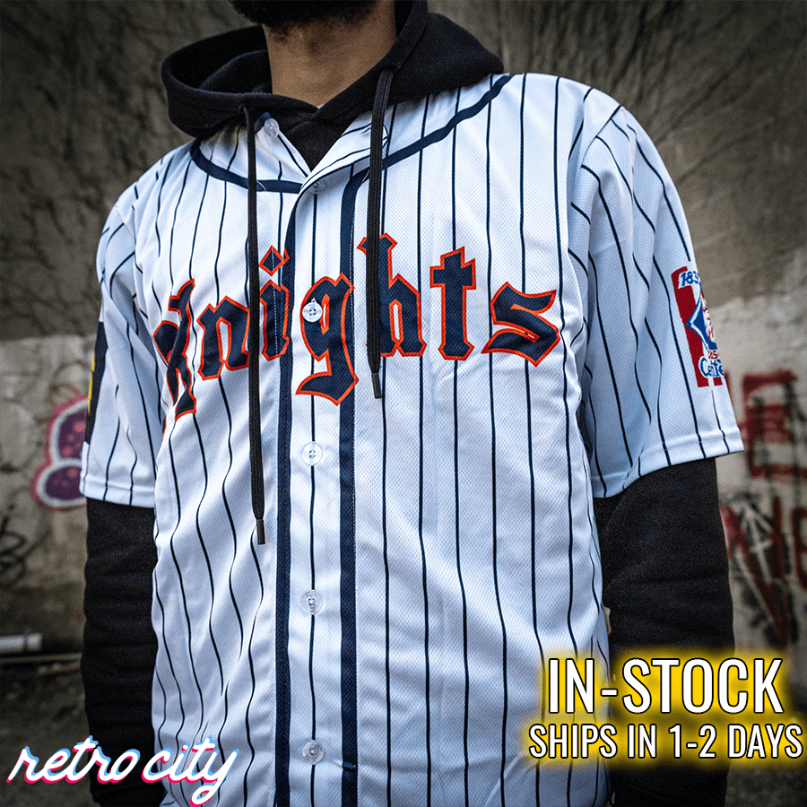 new york knights 'the natural' vintage baseball jersey *in-stock*