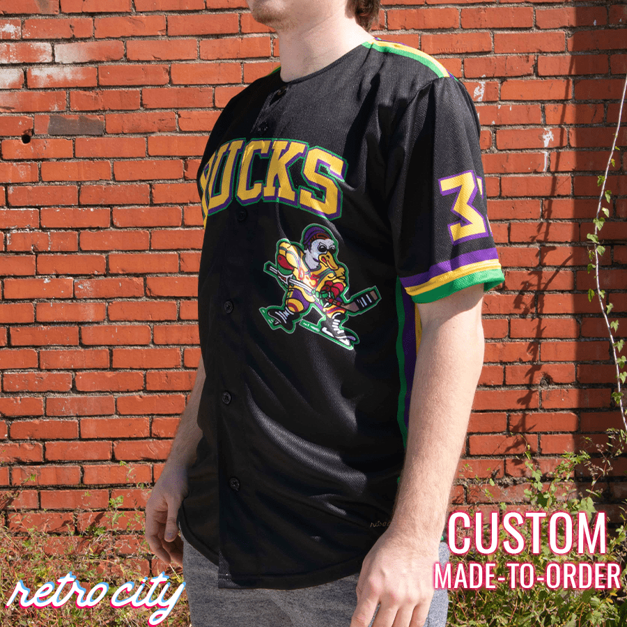 The Mighty Ducks Goldberg Custom Basketball Jersey – Retro City
