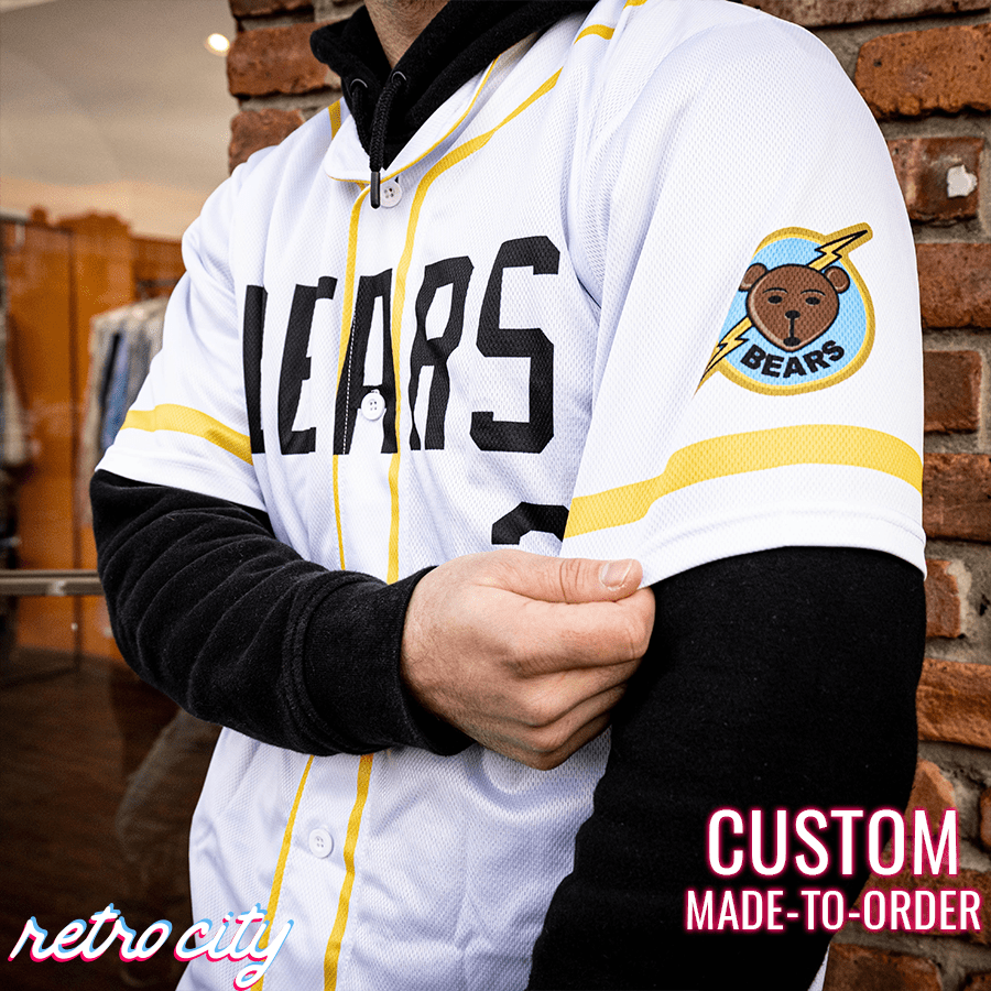 Youth & Adult Black Button Front Baseball Jersey