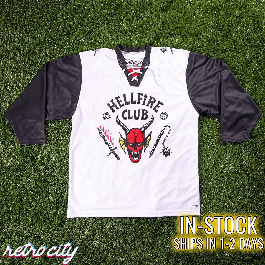 Hellfire Club Shirt Hockey Jersey *IN-STOCK* – Retro City Hellfire Club Shirt Hockey Jersey *IN-STOCK* – Retro City