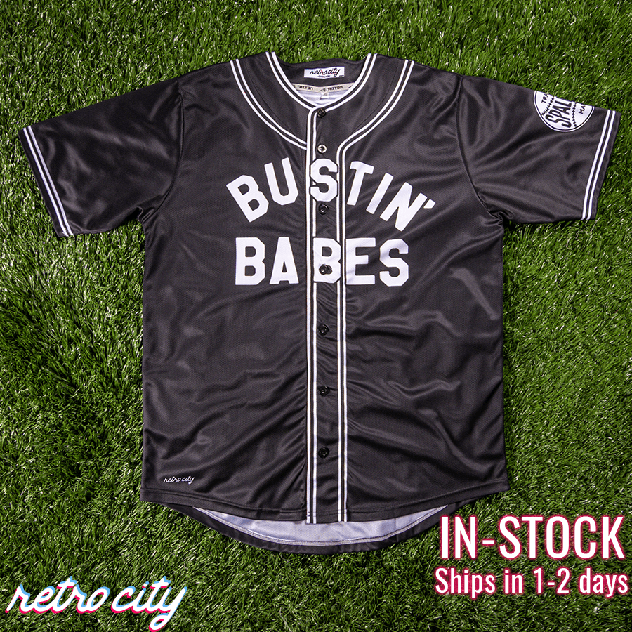 Bustin Babes 1927 Babe Ruth Vintage Baseball Jersey IN STOCK Retro City Threads