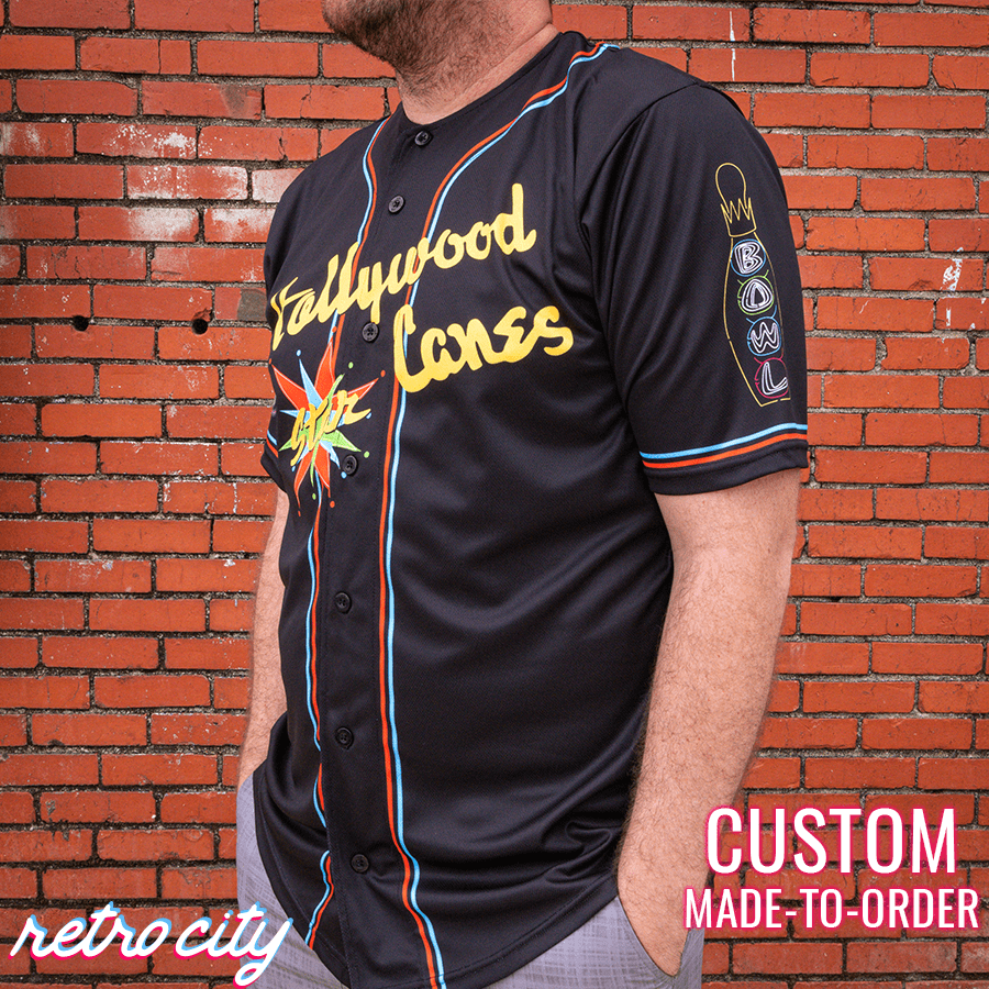 Big Lebowski Hollywood Star Lanes The Dude Baseball Jersey