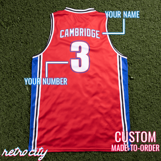 HKsportswear Custom Basketball Jerseys - Retro 3 Color Old School Design- Order Custom Shorts for A Complete Uniform - Team Name, Player Name and Number