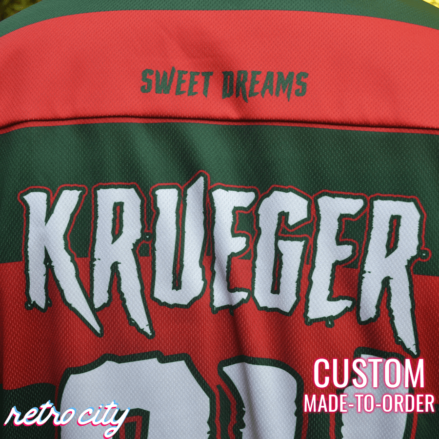 elm street sweet dreams custom hockey jersey