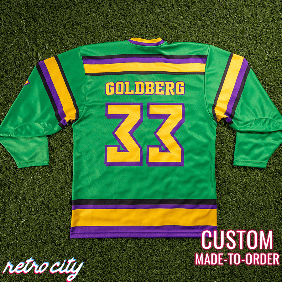 Mighty ducks movie best sale jersey goldberg