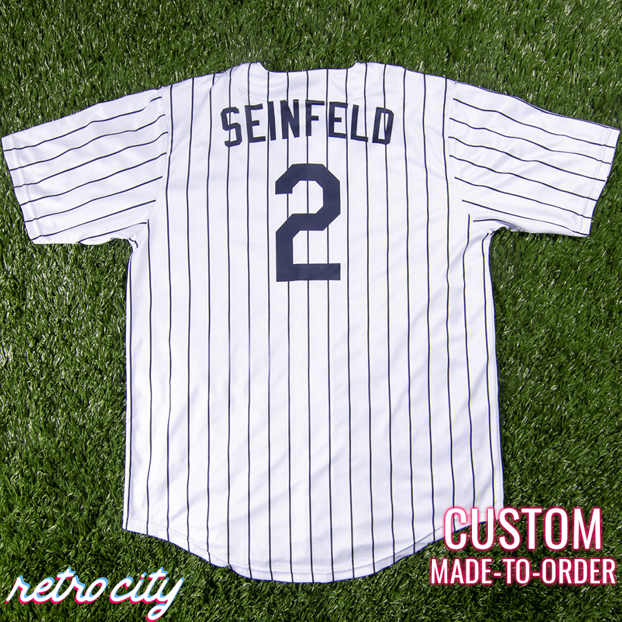 Jerry Seinfeld Improv Custom Baseball Jersey Adult XL
