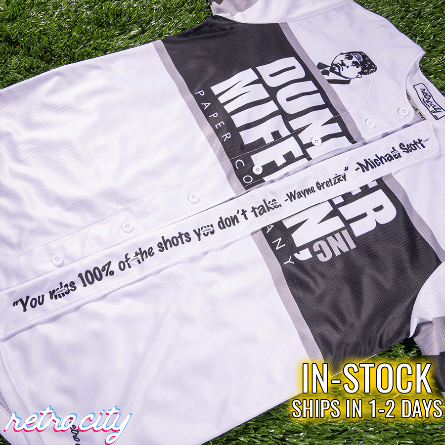 Dunder mifflin online baseball shirt