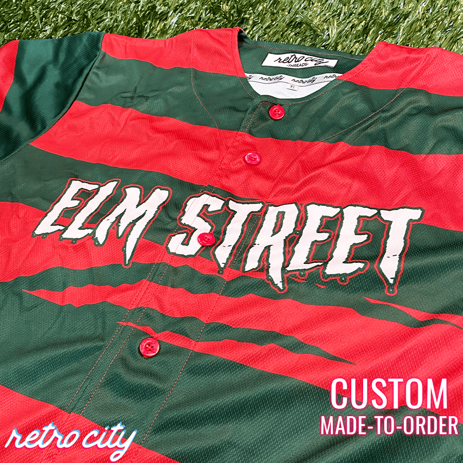 elm street sweet dreams custom baseball jersey