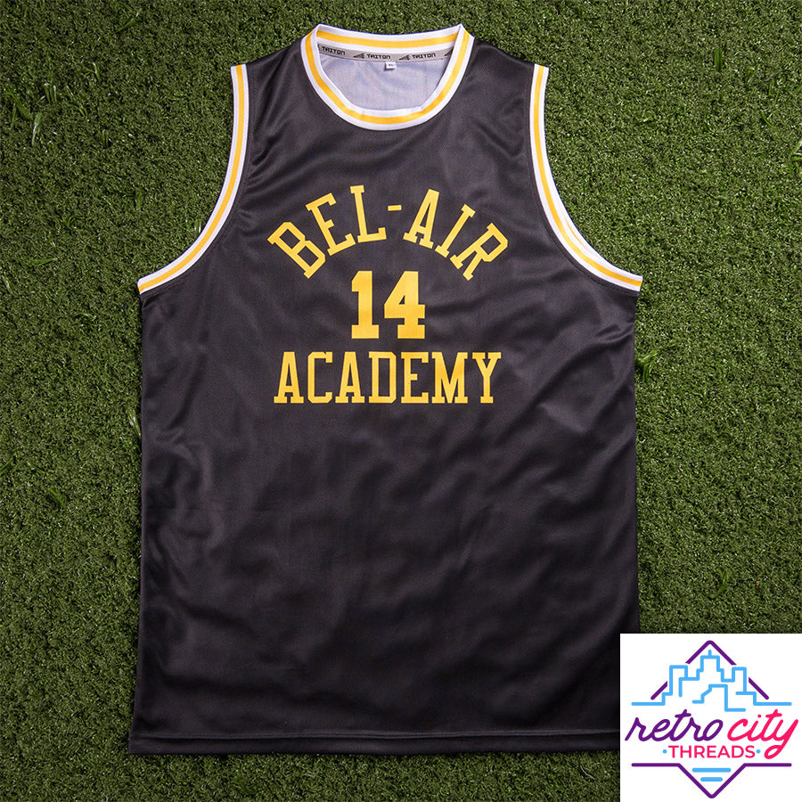 Bel-Air Academy Will Smith Fresh Prince Custom Basketball Jersey (Black)