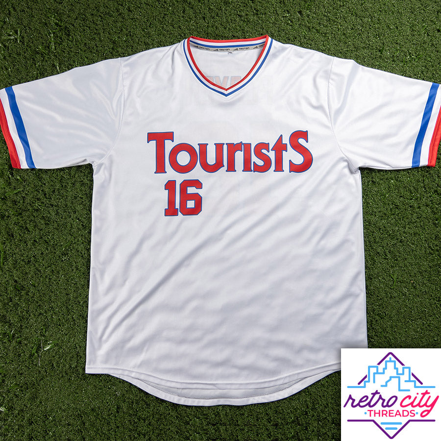 bull durham crash davis tourists custom baseball jersey