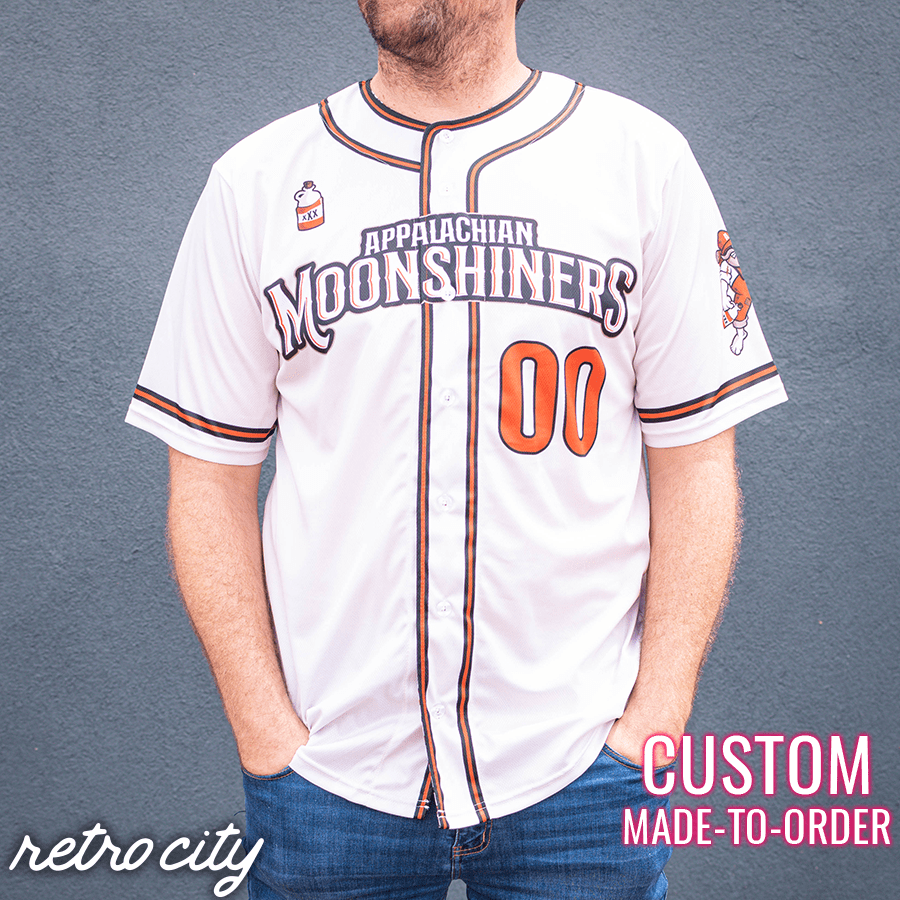 appalachian moonshiners retro league custom baseball jersey (home)