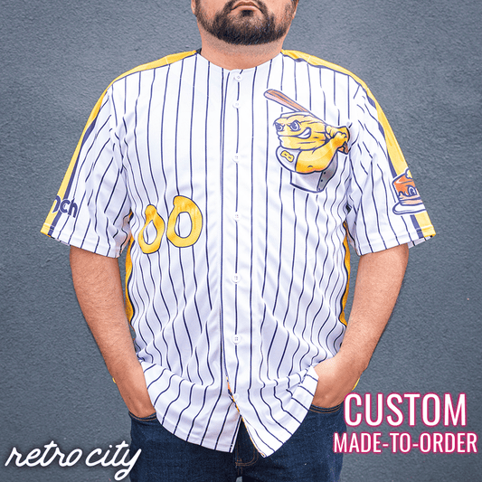 Golden Sombreros Retro League Custom Baseball Jersey (Home