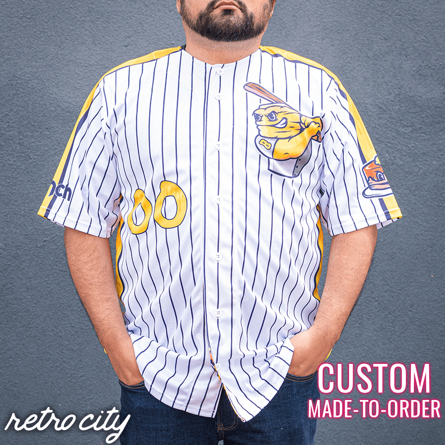 san diego brunch retro league custom baseball jersey (home)
