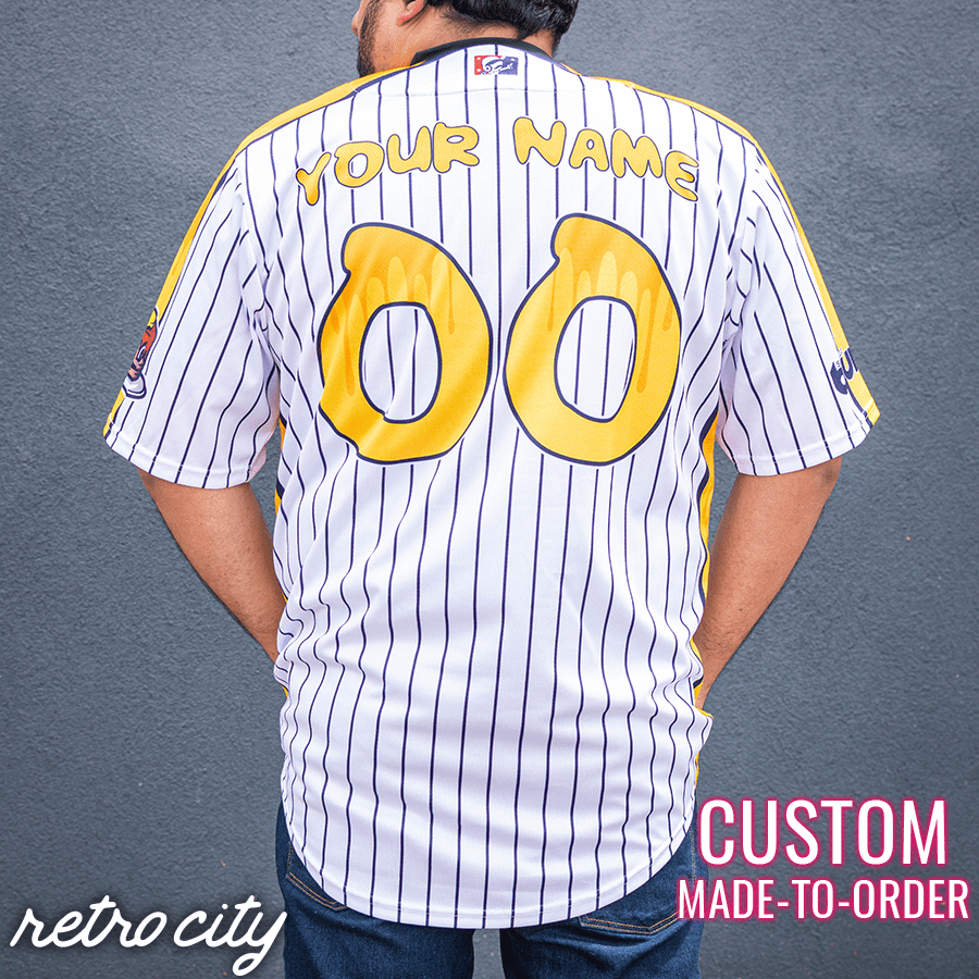 San Diego Brunch Retro League Custom Baseball Jersey (Home) Adult XL