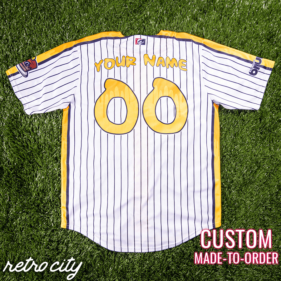 San Diego Brunch Retro League Custom Baseball Jersey Home
