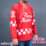 pizza planet hockey fan jersey (red)