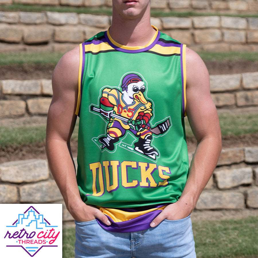 the mighty ducks goldberg custom basketball jersey